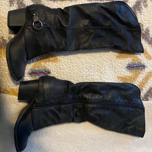 Fergalicious short heel boots